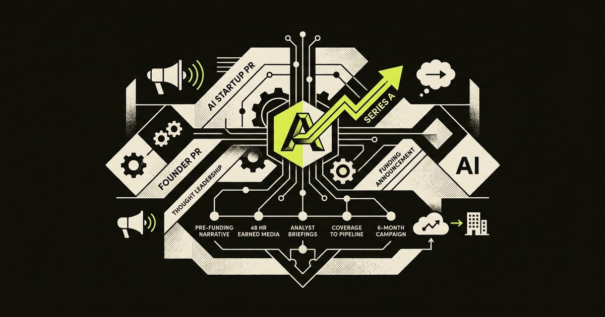 AI Startup Series A PR: Build a 6-Month Category Campaign
