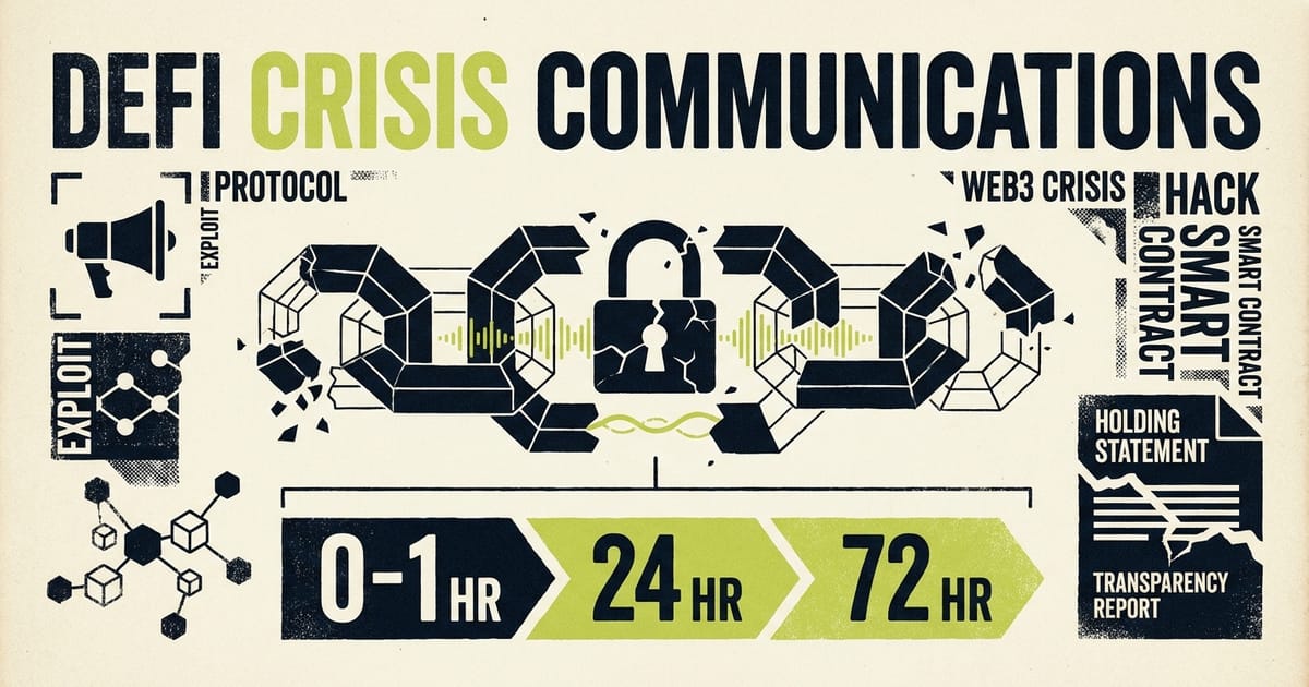 DeFi Exploit Comms: The First 72 Hours After a Hack