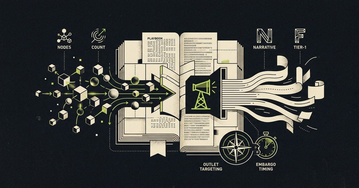 DePIN PR Playbook: Node Counts to Tier-1 Narrative