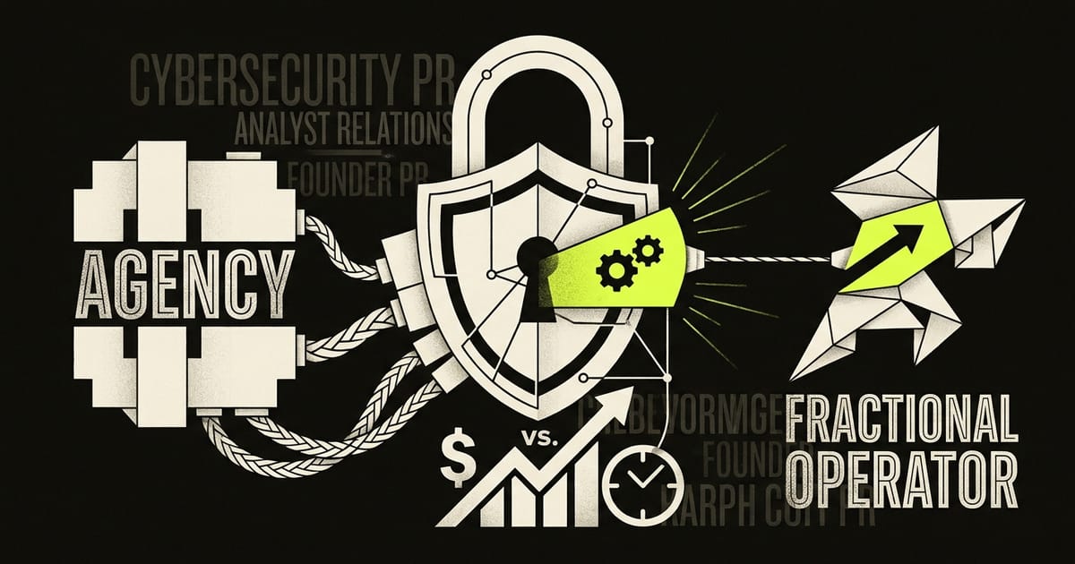 Fractional PR for Cybersecurity Startups vs. Agency: An Honest Comparison