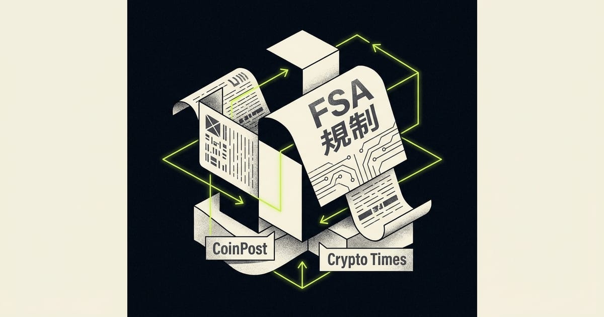 Japan Web3 PR: CoinPost, Crypto Times, FSA Messaging