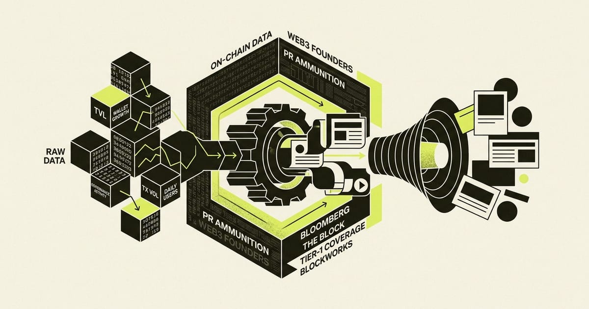 On-Chain Data as PR Ammunition for Web3 Founders
