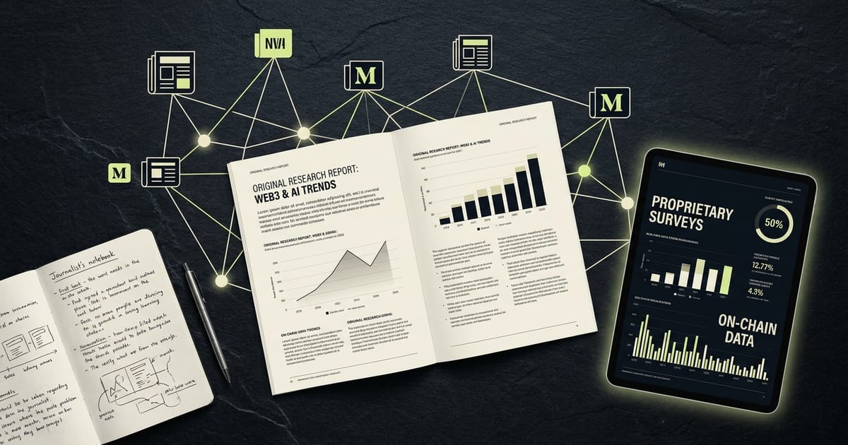 How to Use Original Research as a PR Asset: The Web3 and AI Founder's Guide to
