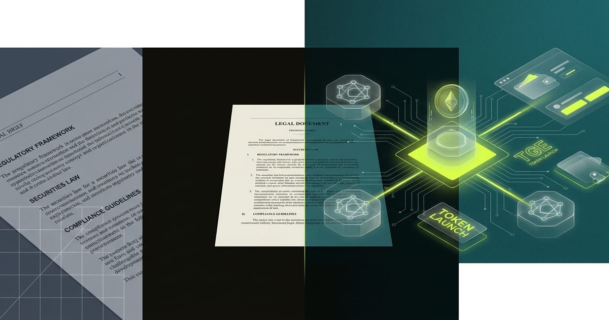 TGE Communications Compliance: MiCA, the GENIUS Act, and SEC/CFTC Guidance for