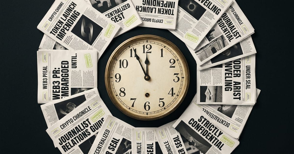 How to Manage Multiple Outlet Embargoes for a Token Launch