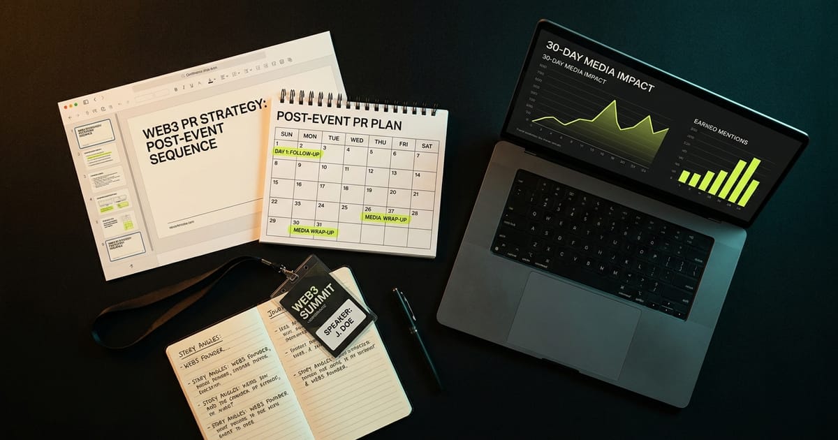 How to Turn a Web3 Conference Appearance Into 30 Days of Earned Media: The