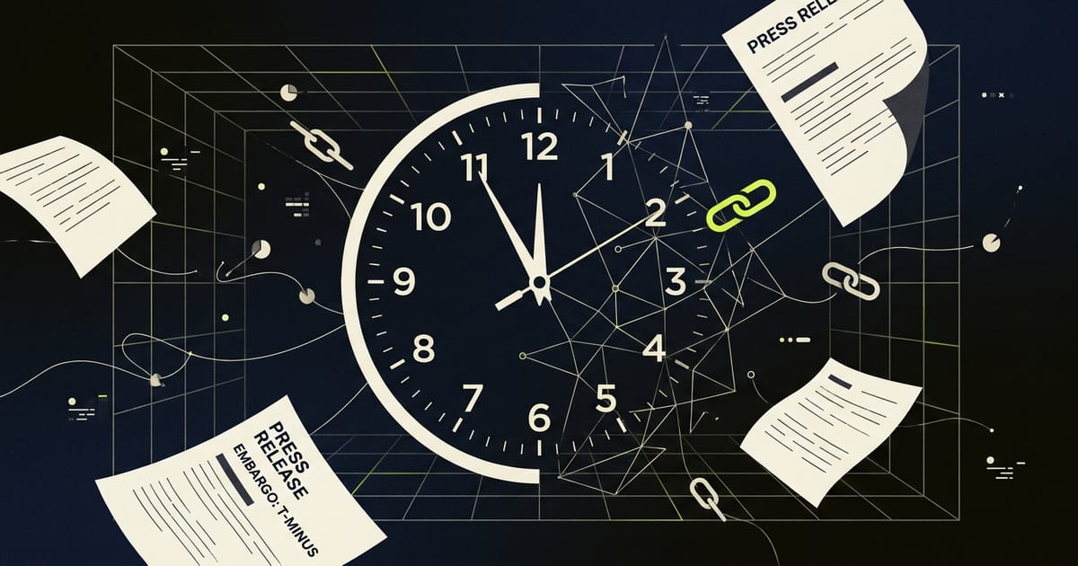 Embargo Timing in Web3 PR: The Founder's Playbook for 2026