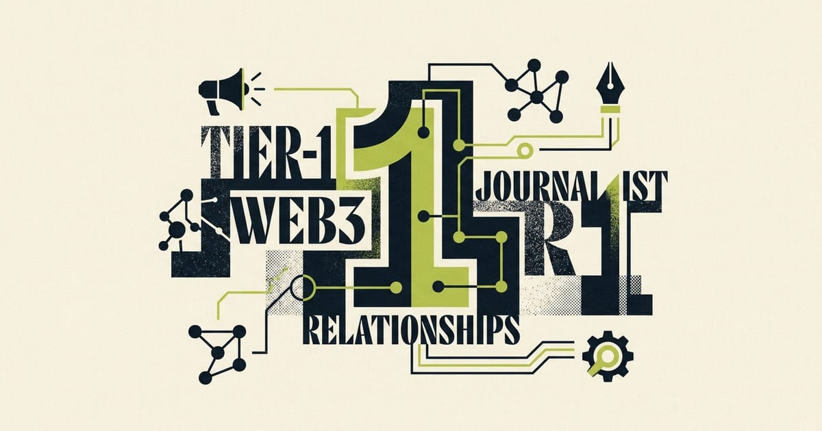 Tier-1 Crypto Media Outreach: How to Build Web3 Journalist Relationships That Actually Land Coverage
